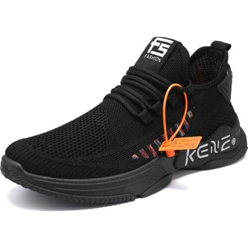 New Sports Shoes Mens Breathable Casual Mesh Shoes Light Lace-up Non-slip Low-top Running Shoes Men Vulcanize Shoes Size 39-44