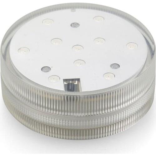 New 10pcs/lot Remote control led vase light base 10 multi colors submersible led lamps for wedding party decorations