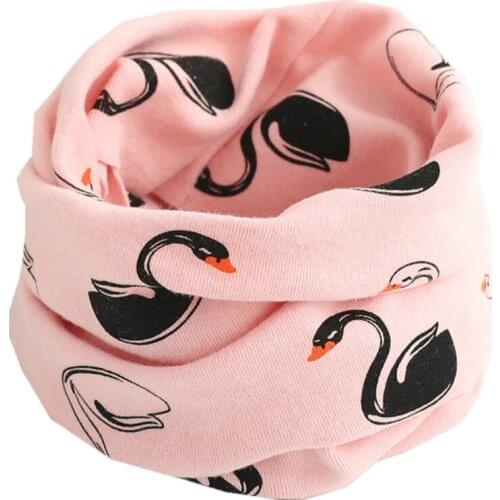 New Autumn Winter Children Scarf Cartoon Fox Child Neck Scarf boys girls O ring scarves Child collar Warm Kids magic neckerchief