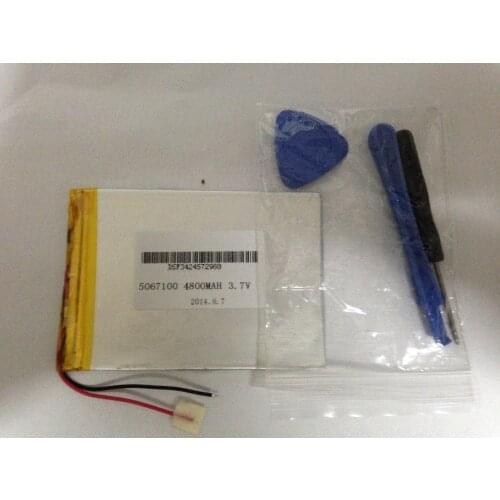 Tablet pc 3.7V,4800mAH (polymer lithium ion battery) Li-ion battery for tablet pc 7 inch 8 inch 9inch [5067100]