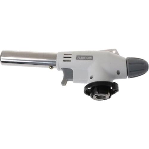 Portable Metal Flame Gun BBQ Heating Ignition Butane Camping Welding Gas Torch
