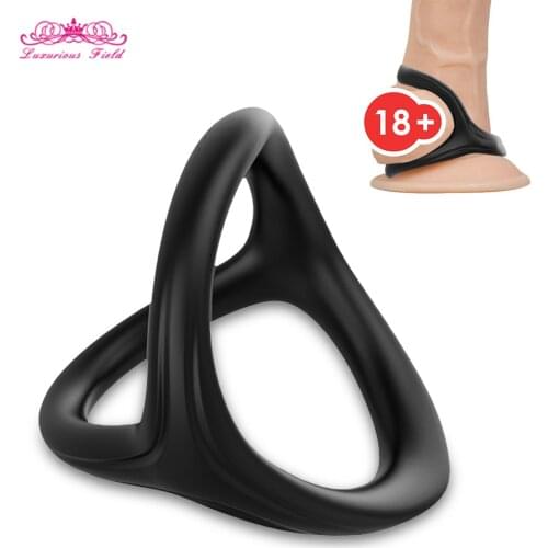 Silicone Durable Penis Ring Adult Men Ejaculation Delay Cock Rubber Rings Penis Enlargement Sex Toys For Male Sex Rings