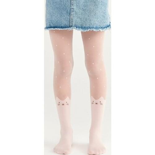 Pink Pretty Cute Cat Pantyhose