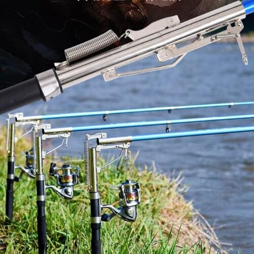 Fiberglass Automatic Spinning Fishing Rod Telescopic Sea Fishing Pole Device 2.1/2.4/2.7m For Fishing Sensitive Operation