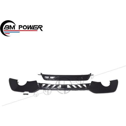 High Quality 3 series G20 rear lip MP style rear diffuser with middle diffuser glossy black rear bumper spoiler