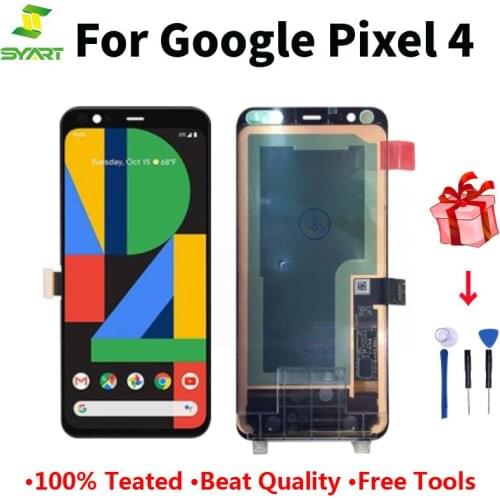 For Google Pixel 4 5.7" LCD Display Touch Digitizer Screen For Google Pixel 4 Replacement Free Tools