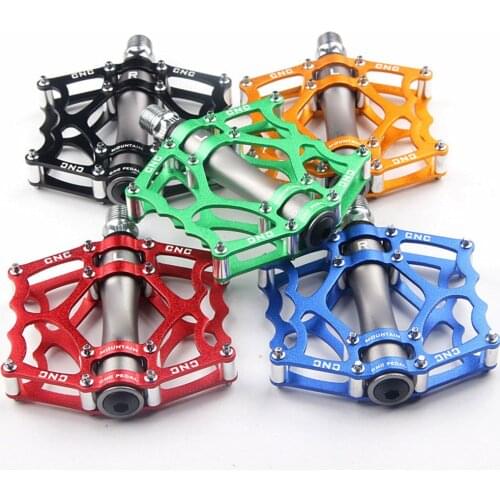 1 Pair Alloy Bicycle Pedals Mountain Bike Pedals Universal Replacement Road Bicycle Parts with Dust-proof Ring