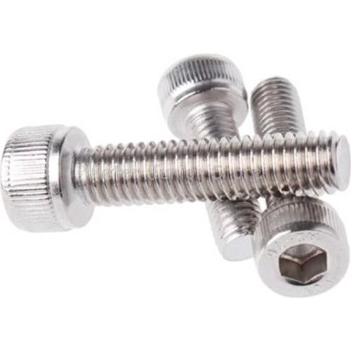 10 pc/lot 304 stainless steel M5,M6,M8 *L hex socket thin head cap model auto diy screw GMN