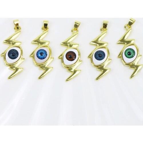 10 Pcs Fashion Flash Eyes Pendant Accessories charms pendants Jewelry Charms Jewelry pendants for necklace making 9995