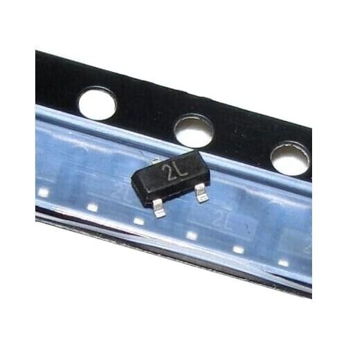 100pcs SMD Triode Transistor MMBT5401 2L 0.6A/180V PNP SOT-23 mmbt5401lt1