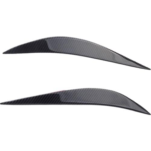 2Pcs Carbon Fiber Headlight Eyebrows Eye Lid Cover Trims Moulding Car fit for BMW 4 Series F32 F33 F36 M3 F80 M4