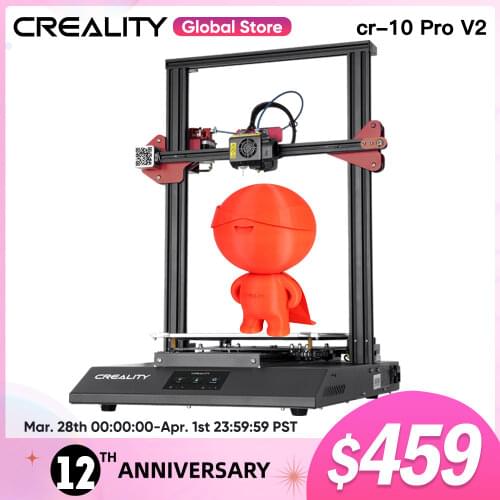 CREALITY CR-10S Pro V2 3D Printer BL Bed Leveling With Resume Print Filament Sensor Printer