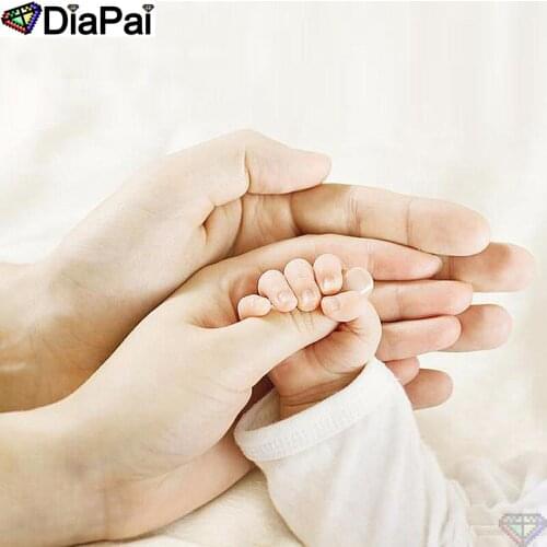 DiaPai Diamond Painting 5D DIY 100% Full Square/Round Drill "Character hand" Diamond Embroidery Cross Stitch 3D Decor A24571