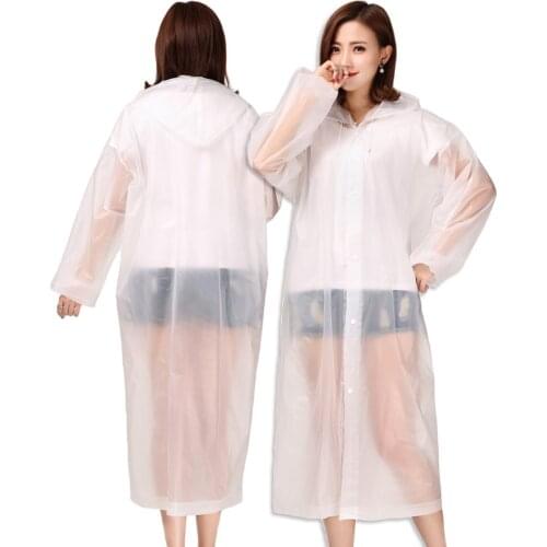 Adult Men Women Portable Raincoat Outdoor Impermeable Thickened Waterproof RainWear Tourism Hiking Riding Poncho Hood Rain Coat