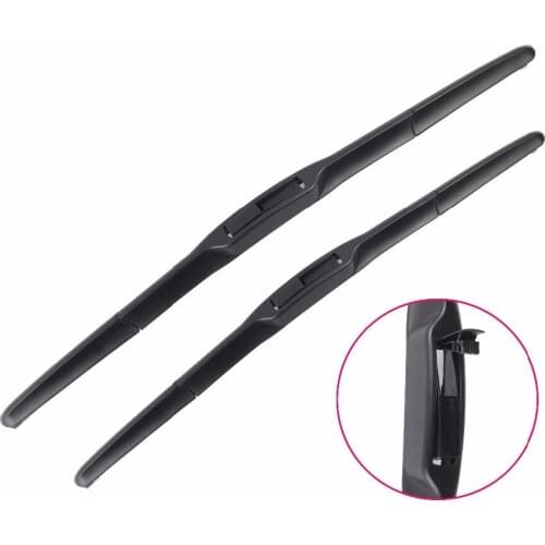 Senwanse Windshield Wiper blades for Cadillac CTS 2002-2017 pair 22"+19" car front window windscreen wiper auto accessories