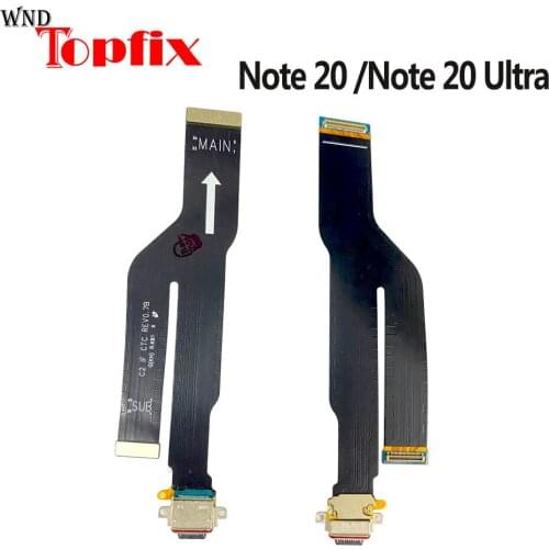 For Samsung Galaxy Note 20 USB Charging Port Flex Cable Note 20 Ultra Charger Port Dock Plug Connect Board Replacement Parts
