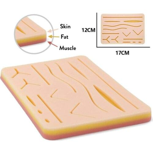 Surgical Skin Suture Practice Silicone Pad Wound Simulated Skin Suture Module High Quality Surgical Equipment Tool parts
