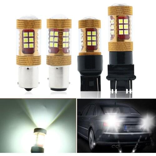 2pcs 3030 28smd S25 1156 P21W BA15S LED BAY15D BAU15S PY21W T20 LED 7440 7443 W21W 1157 T25 led Bulbs For Turn Signal Light