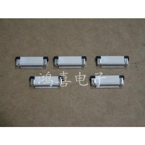 WZSM Brand New FFC flexible flat cable connector FPC socket 0.5mm pitch 24 pin Free Shipping