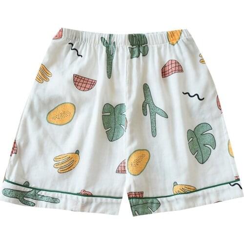 Loose Women Cotton Sleeping Pajama Summer Print Flower Bottoms Sexy Shorts Casual Female Home Clothes Hot Sale Sleep Pant XL