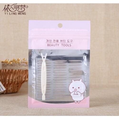 Double Eyelid Useful Product Fiber Bar Disposable Reticulation Lace Double Stickers L208 eyelid lift