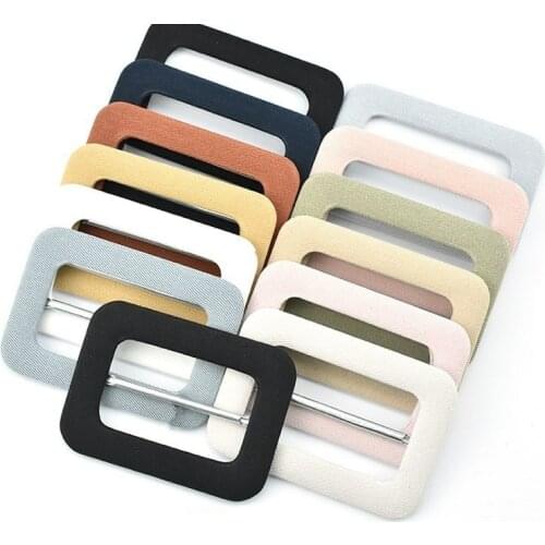 1PC Rectangle Adjustable Metal Tri-glide Buckle Slider Clothes Buckles Shoulder Leather Bag Strap Belt Webbing Strap Buckle Ring