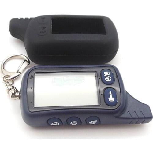 TZ9010 LCD Remote Controller Key Fob Chain For Russian Version 2-Way Car Alarm System Tomahawk TZ9010 TZ-9010