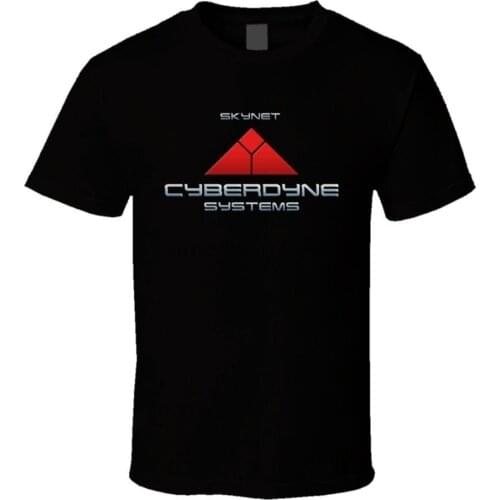 Skynet Cyberdyne Systems T Shirt Short Sleeve T-Shirt Funny Print Top Tee Quality Print New Summer Style Cotton Top Tee