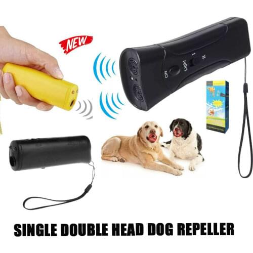 Strengthen Pet Dog Training equipment Ultrasound Repeller 3 in 1 Control Trainer Device Anti Barking Stop Bark Deterrents