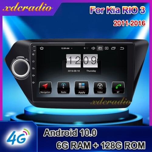 Xdcradio 9" Touch Screen Android 10 For KIA RIO3 K2 2011-2016 Aveo Epica Car Radio DVD Multimedia Player GPS Navigation