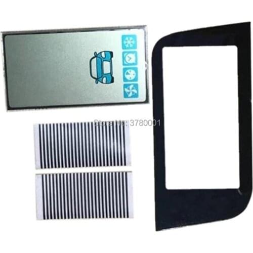 Wholesale A93 lcd display Zebra Paper + A93 keychain Glass for Key Chain Starline A93 GSM lcd remote control 2 way Car alarm
