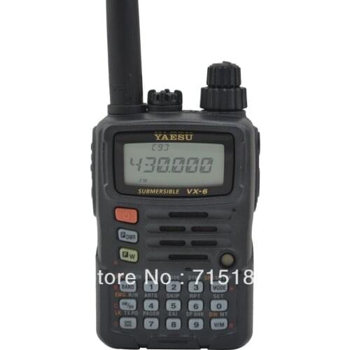 100% NEW Original 2014 New Yaesu VX-6R Portable Ham Two Way Radio Submersible FM Transceiver Yaesu VX 6R Radio