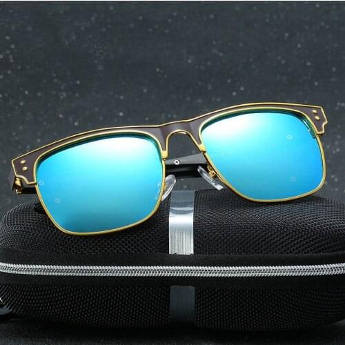 2019 Fashion Classic Polarized Sunglasses Men Brand Designer Mens Integrated Sun glasses