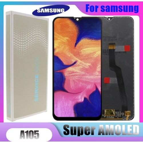 6.2" Original LCD For Samsung Galaxy A10 A105 A105F SM-A105F LCD Display Screen replacement Digitizer Assembly+service package