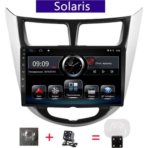 For Hyundai Solaris Accent Verna 2011 2012 2013 2014 -2016 car Android Car Radio Multimedia Video Player Navigation GPS