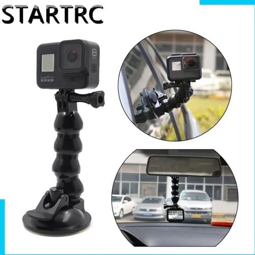 Hot STARTRC Car Suction Cup Adapter Window Glass Mount For Gopro Hero 5/6/7/8 Black For Xiao mi Yi For DJI OSMO Action For Phone