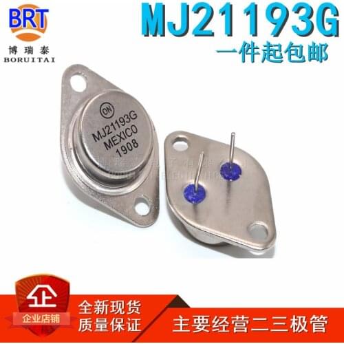 5pcs Mj21193g Darlings Bipolar Audio High Power Transistor to-3 Pair Tube Brand New