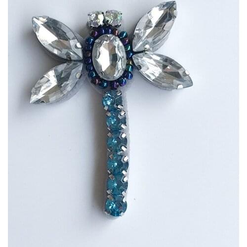 Nail beads auxiliary materials DIY color diamond dragonfly patch brooch clothing accessories shoes socks decorative applique