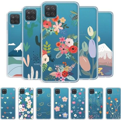 For Samsung Galaxy A12 Case Transparent Back Cover For Samsung A12 a12 Soft Protective Coque on Galaxy A12 Clear Phone Case 6.4"