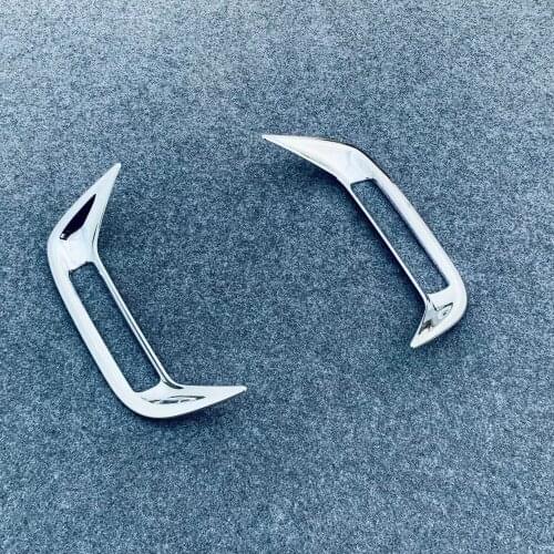 For Toyota Yaris Cross 2020 2021 ABS Chrome Rear Fog Light Lamp Cover Trim Car Sticker Auto Exterior Car Accessories