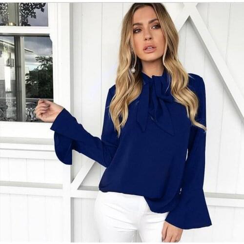EIGHT UP Blouses With Tie