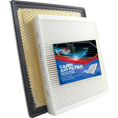 Bi-Trust Combo Set Engine & Cabin Air Filter for 2015-2017 Buick Regal 2.0L/2013-2015 Chevrolet Malibu 2.0 2.5L
