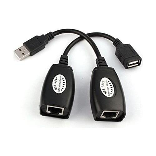 LBSC USB Keyboard Mouse Over RJ45 CAT5E CAT6 Cable Extension Extender Cable Adapter