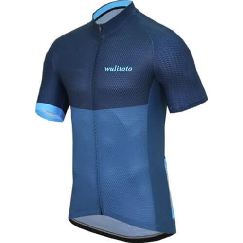 Summer wulitoto short-sleeved mountain bike cycling jacket breathable cycling jersey For Men
