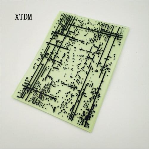 HOT plastic pixel template craft card making paper card album wedding decoration scrapbooking Emobossing folder