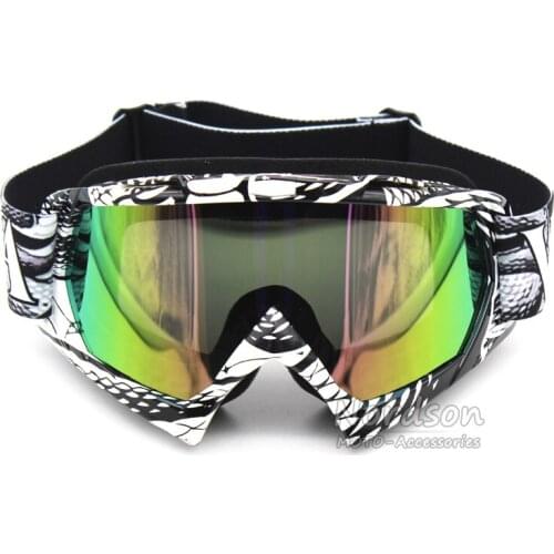 Nuoxintr Colorful Gafas Moto Vintage UV Protection Off Road Motorcycle Goggles Glasses For Motorcycle Dirt Bike Goggles