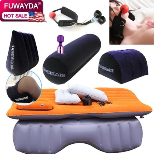 Good quality Offroad Travel Inflatable car bed Inflatable seat outdoor sofa thicken outdoor mattress car mattress sex swimming