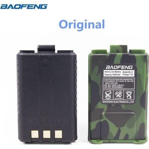 Original BAOFENG UV-5R BL-5 7.4V 1800mAh Li-ion Battery For Baofeng Walkie Talkie UV-5R UV-5RE DM-5R Plus Series Two Way Radio
