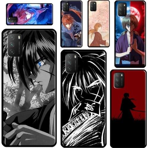 Ruroni Kenshin Anime Poster For Xiaomi Mi Note 10 Lite Mi 11 Ultra 9T 10T Pro A3 Phone Case For POCO F3 F2 M3 X3 Pro