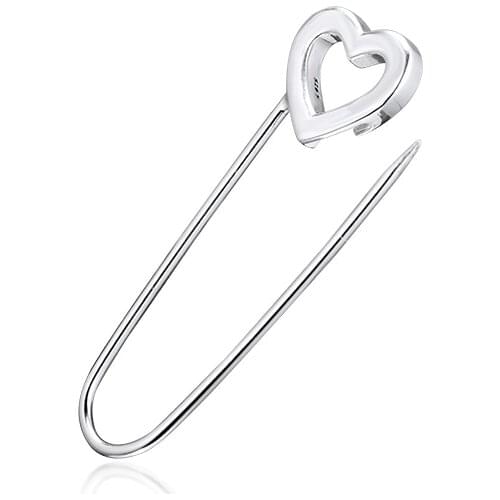 Fits for Pandora Charms Signature Me Safety Pin Brooch Beads 100% 925 Sterling Silver Jewelry Free Shipping